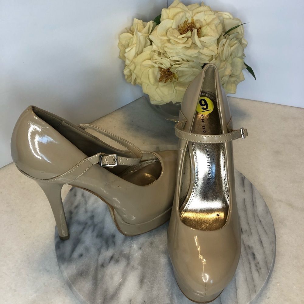 Chinese Laundry nude platform heels size 9 - Picture 7 of 11